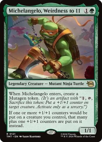 Michelangelo, Weirdness to 11 MTG in Kuwait