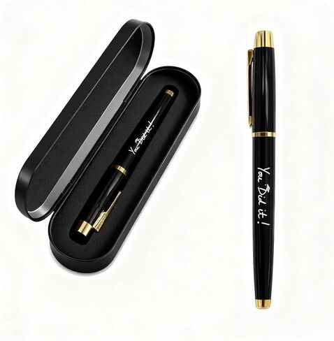 Master's Degree Graduation Gifts - Engraved Graduation Gel Pen & Case - Congrats Graduate Keepsake Pen Gift for Master Student MBA MS MA & MFA Graduates in Kuwait