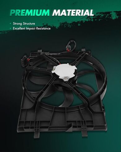 SCITOO Engine Radiator Cooling Fan Assembly Compatible with 2006-2009 for Ford for Fusion 2.3L 2006-2009 for Ford for Fusion 3.0L 2006 for Lincoln for Zephyr 3.0L;Replace 621-041 621400 in Kuwait