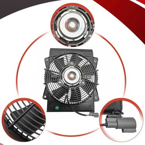 مجموعة مروحة تبريد PartsFlow لـ 2008-2016 Isuzu NPR L4 لـ 2008-2010 GMC W4500 لـ 2008-2010 شيفروليه W3500 W4500 W5500 620-5604 in Kuwait