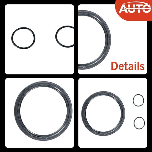 Engine Rear Main Crankshaft Seal Kit BS40685 Compatible with 2004-2005 Saturn Vue,2010-2013 Acura ZDX RLX TLX RDX MDX in Kuwait