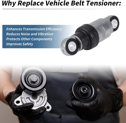 Belt Tensioner Drive Belt Tensioner Pulley Assembly for BMW 3 Series 316i 318i 1992-2000 No.533000510/11313345390/11281247051/11287835417 Metal 1 Pc in Kuwait
