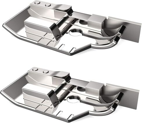 2PCS 1/4'' Snap-On Foot w/Guide for All Low Shank Sewing Machines, Ideal for Quilting, Patchwork & Piecing, Fits Babylock, Brother, Janome, Singer, Juki & More in Saudi Arabia