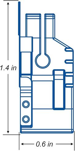 2PCS 1/4'' Snap-On Foot w/Guide for All Low Shank Sewing Machines, Ideal for Quilting, Patchwork & Piecing, Fits Babylock, Brother, Janome, Singer, Juki & More in Saudi Arabia