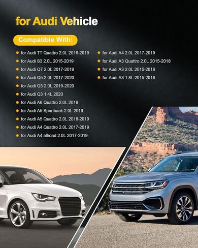 مجموعة OCPTY مكونة من 4 حزم ملف إشعال متوافقة مع Audi A3 A4 A5 لـ Quattro 2015-2020، لـ S3 2015-2020، لـ S4 2018-2021، لـ Volkswagen for Beetle وJetta وPassat 2014-2019 OE#UF765 in Kuwait