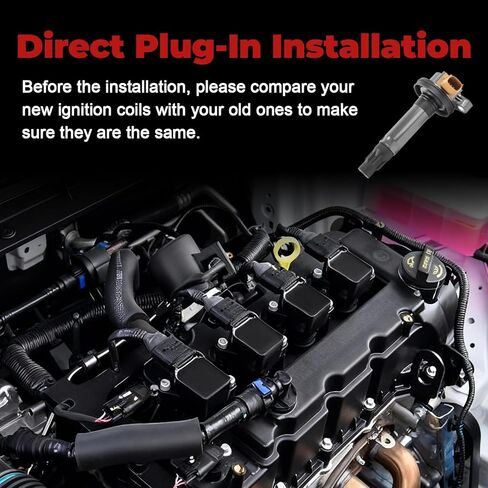 Ignition Coil pack and Iridium Spark Plug Set of 6 3.5L V6 Turbo Compatible with F150 Expedition Explorer Flex Taurus Transit MKS MKT Navigator Replace UF646 DG549 in Saudi Arabia