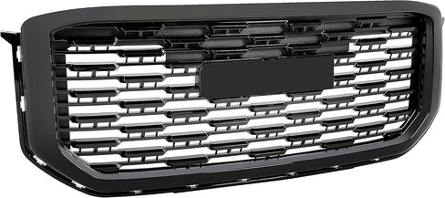 HECASA Front Grille Grill Compatible with 2015-2020 GMC Yukon/Yukon XL Bumper Grill Denali Style Painted Black in Kuwait