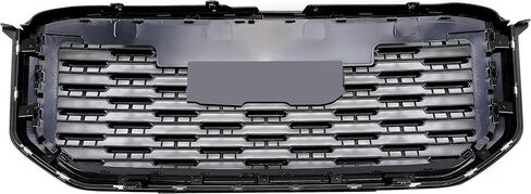 HECASA Front Grille Grill Compatible with 2015-2020 GMC Yukon/Yukon XL Bumper Grill Denali Style Painted Black in Kuwait