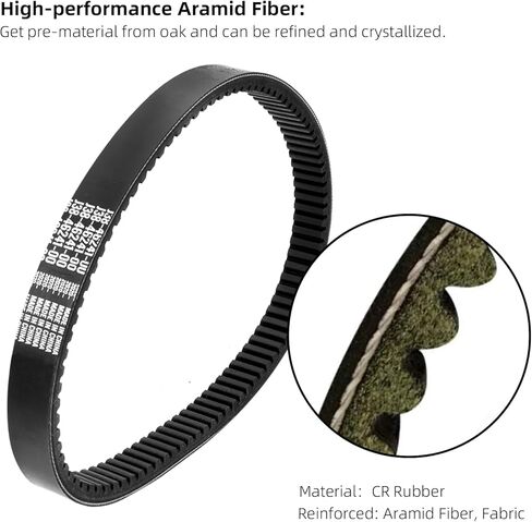 Roykaw Golf Cart Clutch Drive Belt Replacement Compatible with Yamaha G2/G8/G11/G14/G16/G20/ G21/G22/G29/Drive 4-Cycle (2012.5 to Newer) Gas Models,OEM# J38-46241-00, J55-G6241-00 in Kuwait