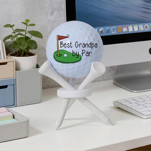 for Men Grandpa, Birthday Gift for Grandpa Men, Best Grandpa by Par Golf Gifts Accessories Decor, Golf Ball Tabletop Display Stand Holders Gifts Decor in Saudi Arabia