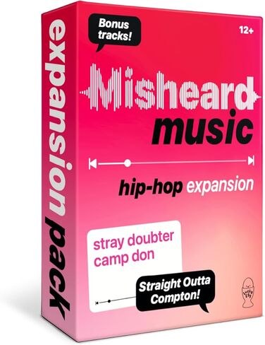 Lucky Egg Misheard Music: Country Expansion – Add-On Card Pack for The Original Misheard Music Game, 100 Country Lyrical Nonsense Cards, Base Game Required in Saudi Arabia