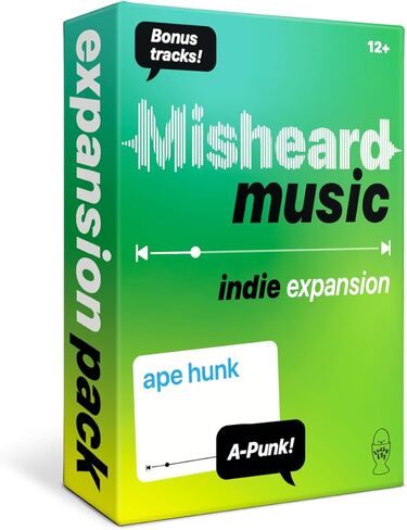 Lucky Egg Misheard Music: Country Expansion – Add-On Card Pack for The Original Misheard Music Game, 100 Country Lyrical Nonsense Cards, Base Game Required in Saudi Arabia