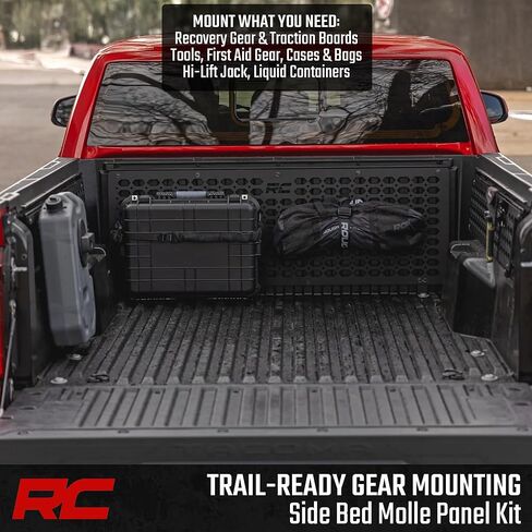 Rough Country Truck Bed Molle Panel Kit for Toyota Tacoma (2024) - Cab Side in Saudi Arabia