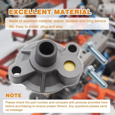 3952301 Oil Filter Adapter Replace Compatible with Small Block Chevy V8 Engines Spin On Bypass SBC BBC 305 307 327 350 400 396 402 427 454 in Saudi Arabia