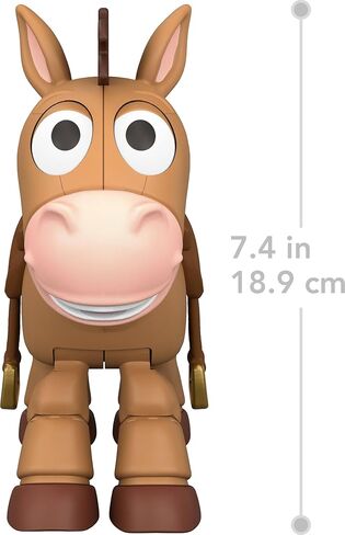 Mattel Disney and Pixar Toy Story Posing Horse Figure with Sounds, Lil Partner Bullseye Touch Activated Play Positions in Kuwait