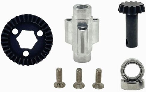 Hardened Steel Bevel Gear for MJX Hyper Go 1/12 H12Y H12Y+ H12P RC Car Front Rear Axle Bevel Gears and Bearings in Kuwait