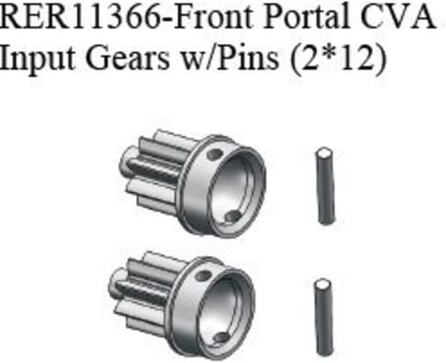 Hot Racing EVE288FG Front Portal Cva Input Gears Gen 8 in Kuwait