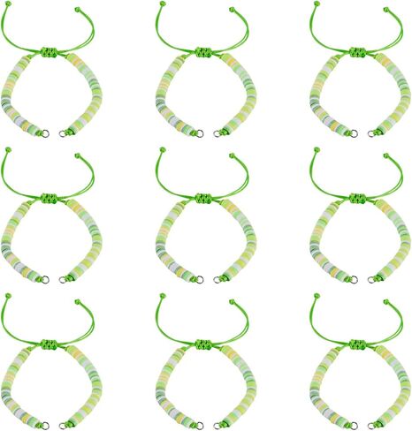 Kissitty 30Pcs Waxed Polyester Cord Adjustable Bracelet,Braided Adjustable Cord for Bracelet,Semi Finished Friendship Bracelet String,Knot Rope Handmade Braid String for Jewelry Making DIY Craft in Kuwait