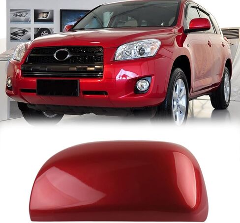 غطاء تغليف مرآة الرؤية الخلفية للسيارة Toyota RAV4 2006 2007 2008 2009 (أسود، يمين) in Kuwait