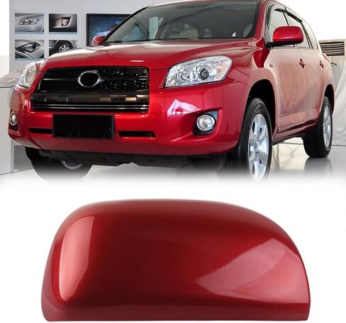 غطاء تغليف مرآة الرؤية الخلفية للسيارة Toyota RAV4 2006 2007 2008 2009 (أسود، يمين) in Kuwait