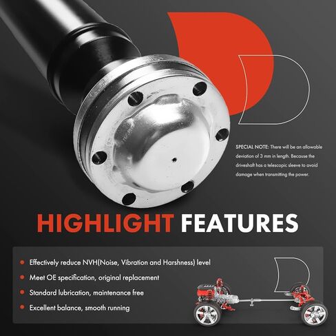مجموعة عمود المحرك الخلفي A-Premium متوافقة مع فولفو V70 2001 2002 L5 2.3L 2.4L، استبدال # 9480702، عمود دعامة كامل in Kuwait