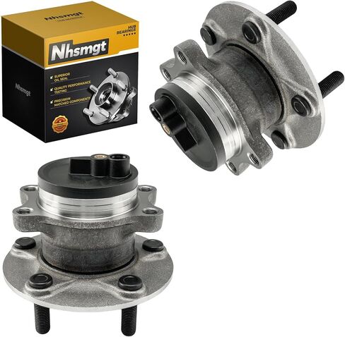Pair 512563 FWD Rear Wheel Bearing Hub Assembly Fit for Mitsubishi Eclipse Cross 2018-2019, Outlander 2013-2019, Outlander Sport 2013-2019, Non-ABS, 5 Lugs, 2pcs in Kuwait