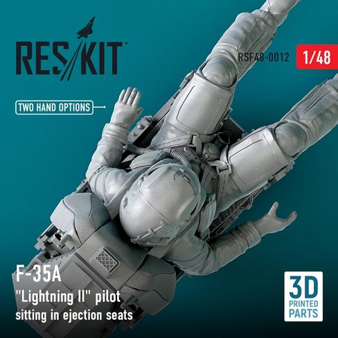 Reskit RSF48-0012 1/48 F-35A Lightning II Pilot يجلس في مقاعد طرد التعديل المتأخر (النوع 1) طباعة ثلاثية الأبعاد in Kuwait