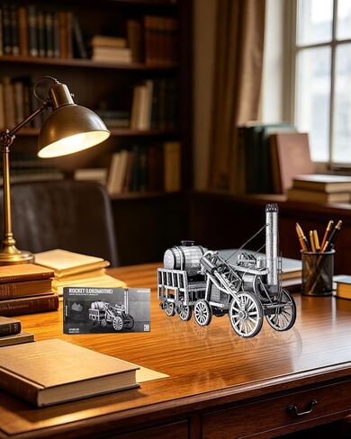 بيسكول 3D الألغاز المعدنية محرك البخار نموذج سيارة عدة للبالغين صاروخ قاطرة نموذج معدني، وقت الأسرة، ديكور المنزل أفضل الهدايا in Kuwait