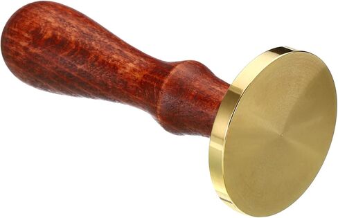 40mm Round Blank Wax Seal Stamp, Removable Brass Head Without Carving Wooden Handle Retro for Envelope Invitation Wine Packing Gift Wrapping in Saudi Arabia