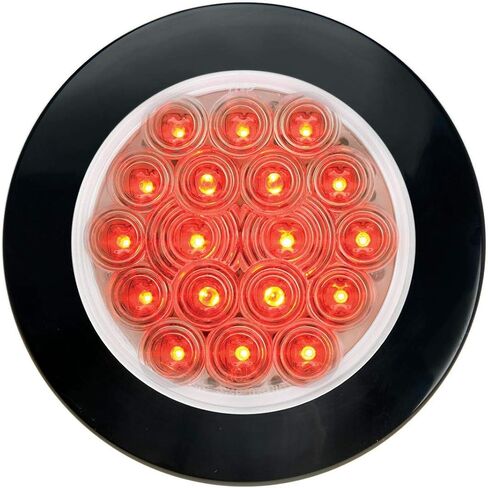 GG Grand General 75996 4 بوصات أسطول كهرماني/شفاف 18 حامل شفة LED مع إطار أسود 3 دبابيس in Kuwait