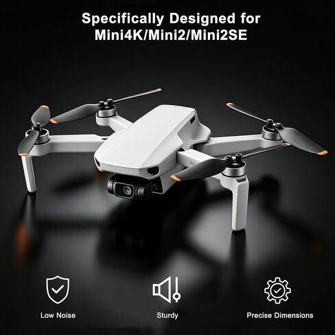 16 قطعة من المراوح مع مفك براغي مغناطيسي لـ DJI Mini 4K/ 2/2 SE، شفرات احتياطية بديلة منخفضة الضوضاء، لملحقات طائرات Mavic Mini 4K/ Mini 2/ Mini 2 SE بدون طيار in Kuwait