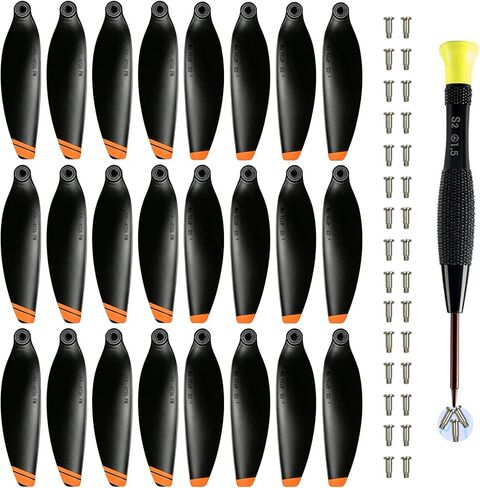 16 Pcs Propellers with Magnetic Screwdriver for DJI Mini 4K/ 2/2 SE, Low-Noise Replacement Spare Blades Props Wings, for Mavic Mini 4K/ Mini 2/ Mini 2 SE Drone Accessories in Kuwait
