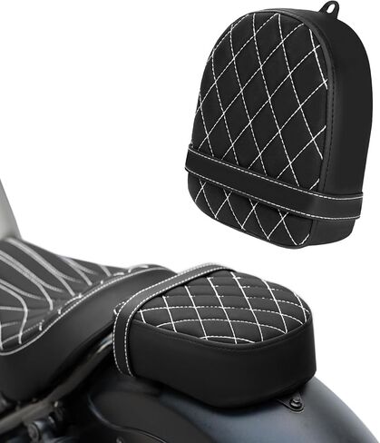 Passenger Seat for Honda Rebel 300/500 2017-2025 Thickened Rear Seat Cushion Compatible with CMX300/500 White Stitching Diamond Pattern in Kuwait