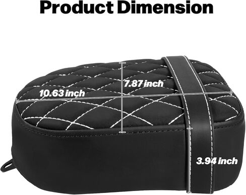 Passenger Seat for Honda Rebel 300/500 2017-2025 Thickened Rear Seat Cushion Compatible with CMX300/500 White Stitching Diamond Pattern in Kuwait
