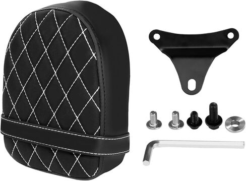 Passenger Seat for Honda Rebel 300/500 2017-2025 Thickened Rear Seat Cushion Compatible with CMX300/500 White Stitching Diamond Pattern in Kuwait