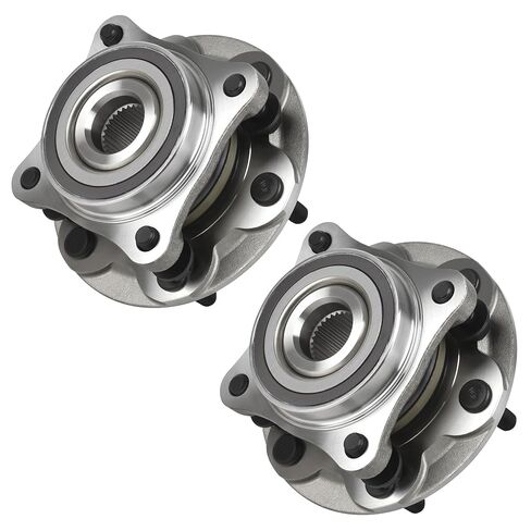 HYR 515040 2PCS Front Wheel Bearing and Hub Assembly Fits 2003-2021 Toyota Tacoma/4Runner/FJ Cruiser, Lexus GX460/GX470, 4WD, 6 Lugs w/ABS in Kuwait
