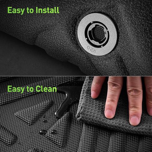 XPE Floor Mats for Jeep Gladiator 2020-2025 2026, All Weather Custom Fit Floor Liners for Jeep Gladiator 2020 2021 2022 2023 2024 2025 Rubber Trunk Mats Accessories in Kuwait
