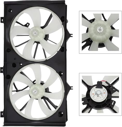 Cooling Fan 2009 for Toyota Camry Base 2.4L 2007-2008 for Toyota Camry CE 2.4L 328270 621388 621900 67400000 Driver Passenger Side/LH RH Cooling Fans Assembly in Kuwait
