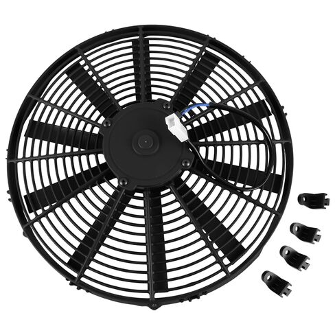 30100400 16" 12V Low Profile Radiator Puller Fan Straight Blade VA18-AP10/C-41A 1074 CFM Compatible with Spal Radiators Oil Coolers Race Cars Restoration in Saudi Arabia