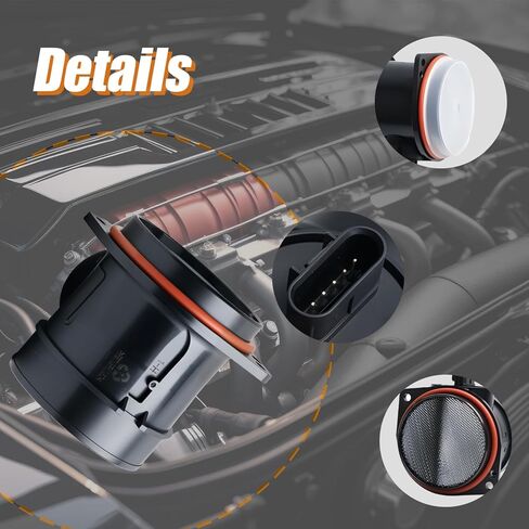 مستشعر تدفق الهواء الشامل MAF 28164-3C100 مناسب لسيارة Hyundai Azera Entourage Genesis Santa Fe Sonata Veracruz، مناسب لكيا Amanti Borrego Magentis Optima Rondo Sedona Sorento، 281643C100 in Kuwait