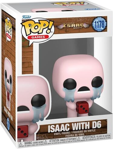 Funko Pop! Games: Binding of Isaac - Isaac with D6 - Collectable Vinyl Figure - Gift Idea - Official Merchandise - Toys for Kids & Adults - Comic Fans - Model Figure for Collectors in Kuwait