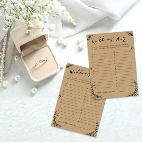 لعبة Sirjiera Bridal Shower، تخمين من هي بطاقات العروس أو العريس لحفل الزفاف، 30 فكرة لألعاب حفلات الزفاف وحفلات الزفاف للزوجين، من يعرف لعبة بطاقات الأنشطة الممتعة للعروس والعريس in Kuwait