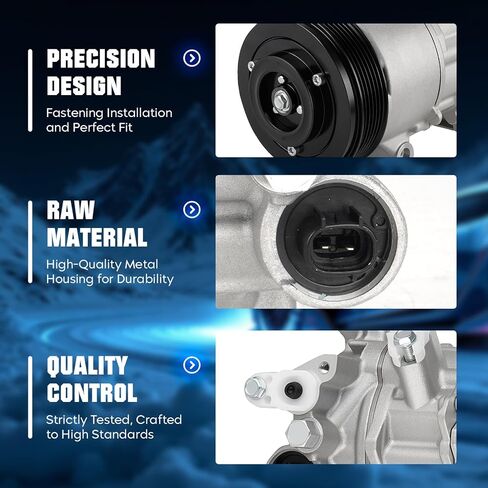 AEagle AC Compressor with Clutch Air Conditioning Fit for 2014-2022 Toyota Corolla 1.8L, for 2017-2018 Corolla iM 1.8L in Kuwait