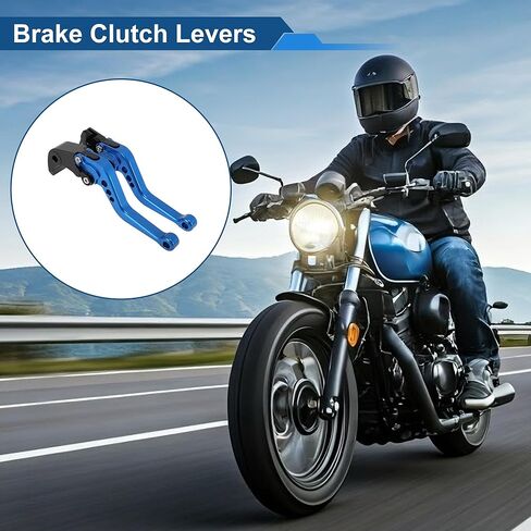 عتلات فرامل قصيرة لياماها YZF-R7 2021-2025 6 موضع قابل للتعديل دراجة نارية المقود الفرامل رافعة سبائك الألومنيوم الصلبة الأزرق 1 زوج in Kuwait
