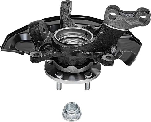 Detroit Axle - FWD Front Steering Knuckle for Toyota 2004-2010 Sienna, Steering Knuckle & Wheel Bearing Hub Assembly 2005 2006 2007 2008 2009 Replacement in Kuwait