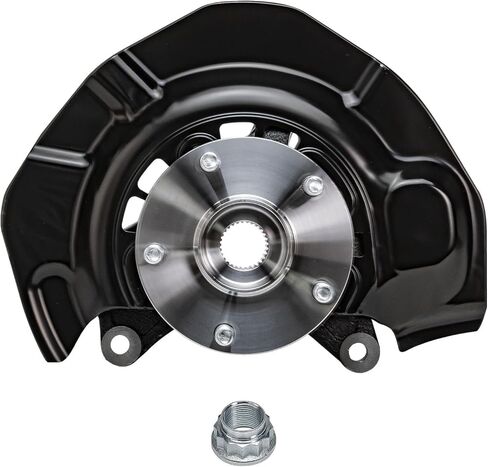 Detroit Axle - FWD Front Steering Knuckle for Toyota 2004-2010 Sienna, Steering Knuckle & Wheel Bearing Hub Assembly 2005 2006 2007 2008 2009 Replacement in Kuwait