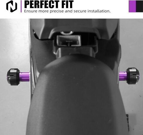 NICECNC Motorcycle Frame Sliders Crash Protector & Frame Guards Compatible with Surron Light Bee X/S/L1E & Segway X160/X260 See Fitment, Purple, POM Aluminum Alloy in Kuwait