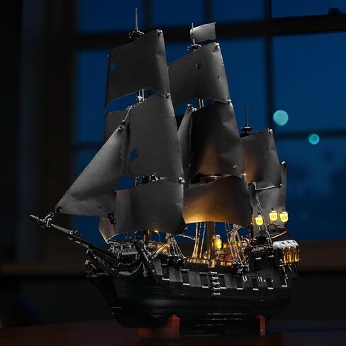 LED Lighting Compatible with LEGO 10365 Captain Jack Sparrow’s Pirate Ship,Customized Light Kit Compatible with LEGO Black Pearl 10365,Model NOT Included JUST Lights in Kuwait