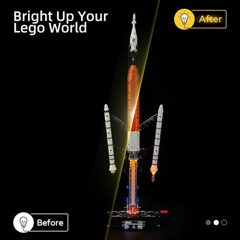 YEABRICKS LED Light for Lego-42221 Technic NASA Artemis Space Launch System Rocket Building Blocks Model (Building Set NOT Included) in Kuwait
