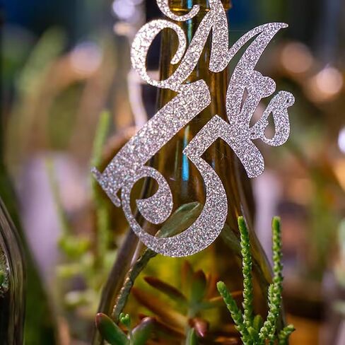 12PCS Mis Quince Tag,Gold Glitter Quinceanera Table Centerpiece, Mis 15 Party Decor, Quinceañera Mason Jar Tag, Mis Quince Centerpiece, Mis 15 Decor Party, 15 Decor in Kuwait